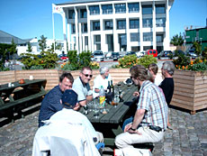 Afskedsfest med familie og venner