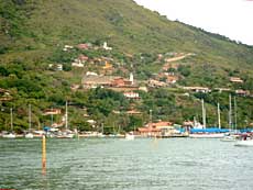Ved mooring ved Ilhabela