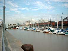 Puerto Madero, hvor vi ligger