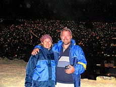 Lene & Henrik med La Paz i baggrunden