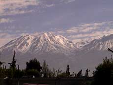 Bjergene bag Arequipa.