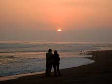 Rosario & Carlos ser solnedgang.