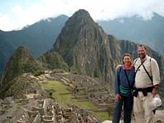 Lene & Henrik på Machu Picchu