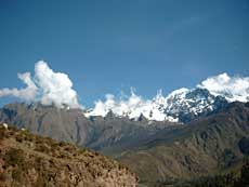 Turen op til Machu Picchu.