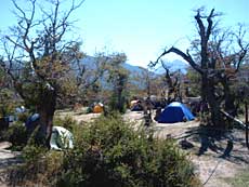 På camping pladsen