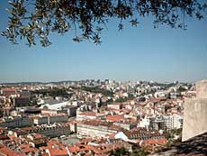 Udsigt fra Castelo de São Jorge