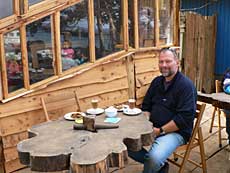 Så var det tid til en café con leche og kage på den lokale cafe.